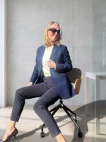 Sinine peenvillane pintsak - Image 3