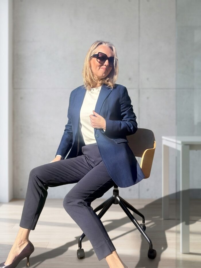 Sinine peenvillane pintsak - Image 3