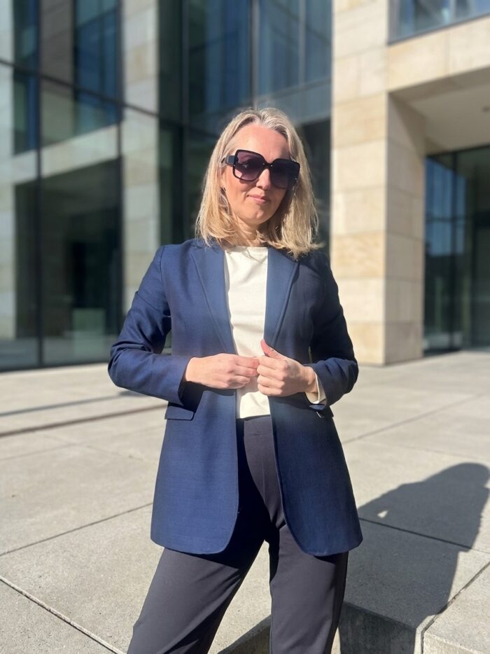 Sinine peenvillane pintsak - Image 2