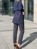 Tumesinine peenvillaga kardigan - Image 2