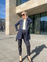 Tumesinine peenvillaga kardigan - Image 4