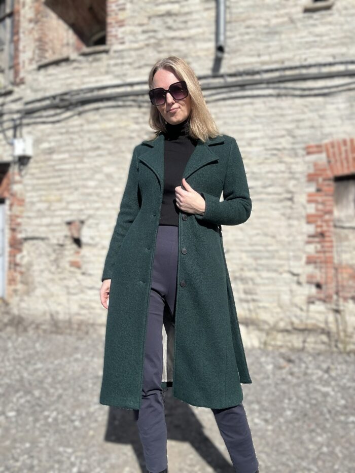 MADE TO ORDER! Coat Green, 100% Wool - Image 5