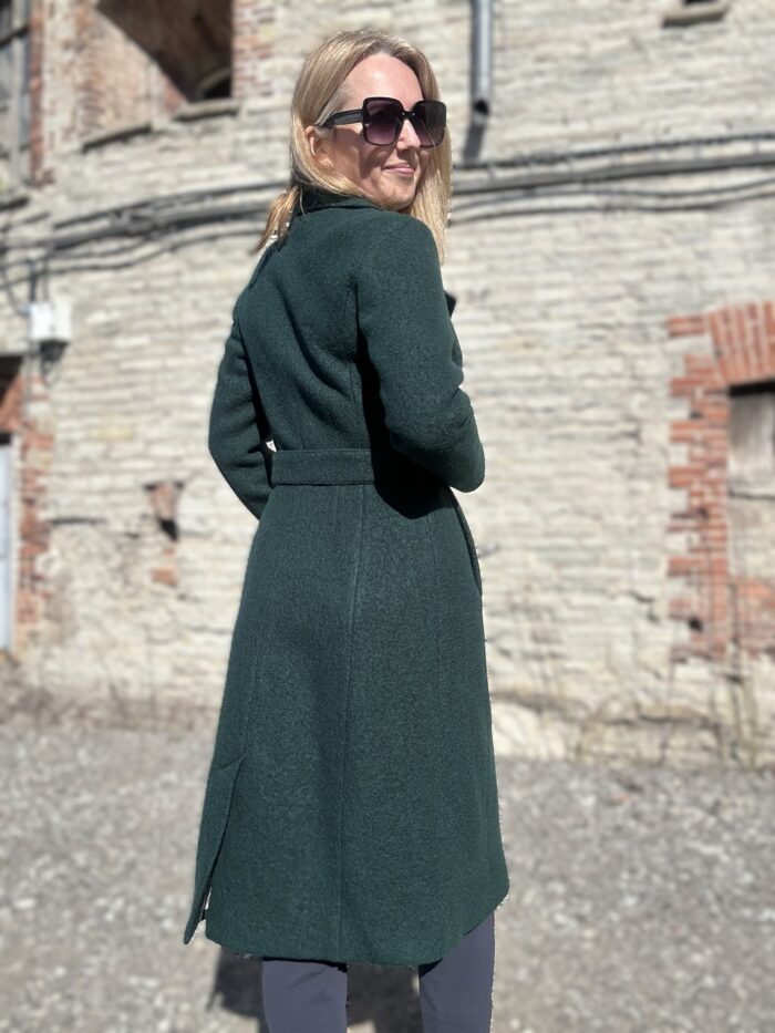 MADE TO ORDER! Coat Green, 100% Wool - Image 4