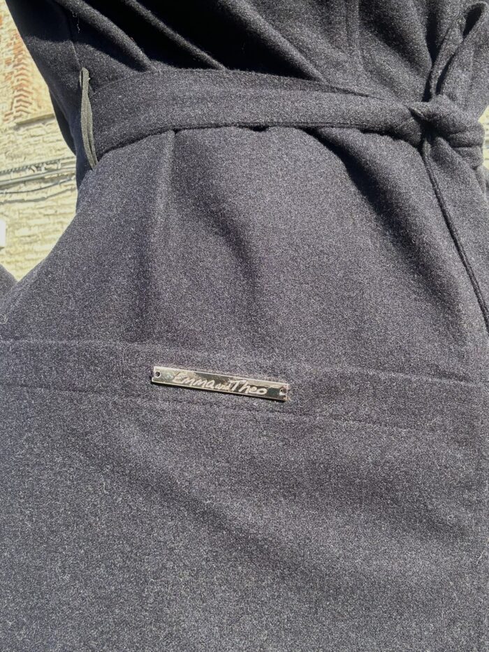 Black Cardigan, 100% Virgin Wool - Image 5