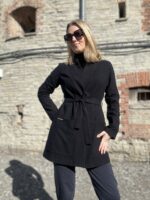 Black Cardigan, 100% Virgin Wool - Image 6
