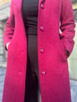 Kirsipunane mantel, 100% vill - Image 3