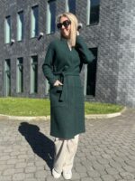 Roheline kardigan, 100% vill - Image 2