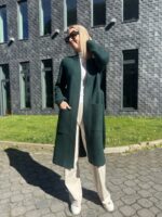Roheline kardigan, 100% vill - Image 5