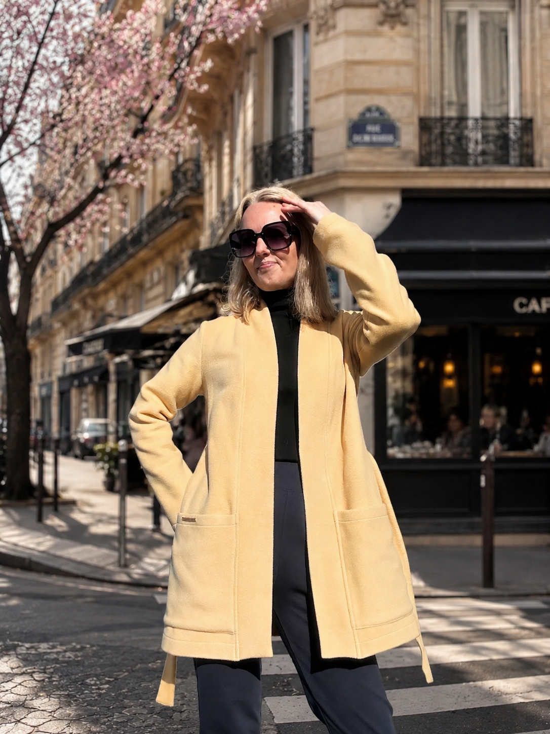 Angora Kimono Jacket YELLOW