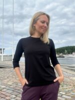 Must pluus luksuslikust kangast